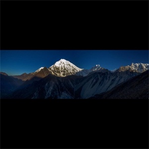 Langtang mountain view, and valley and river Photos from: https://sh1807.wordpress.com/